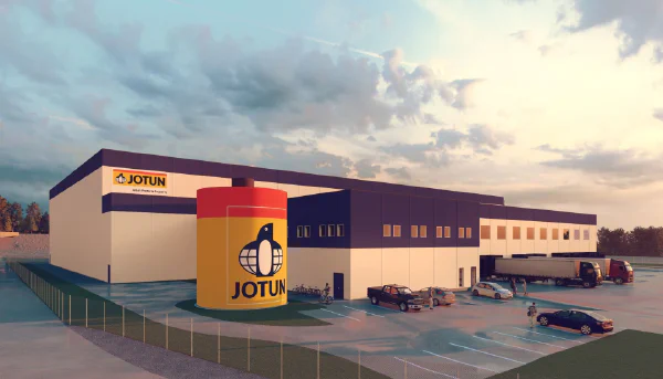 Jotuns nye lager- og logistikkanlegg – Sandefjord